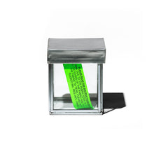 画像をギャラリービューアに読み込む, Glass Box w/recycle Steel Lid - Cotton Swab