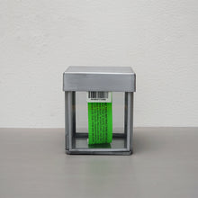 画像をギャラリービューアに読み込む, Glass Box w/recycle Steel Lid - Cotton Swab