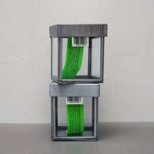 画像をギャラリービューアに読み込む, Glass Box w/recycle Steel Lid - Cotton Swab