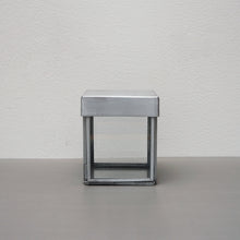 画像をギャラリービューアに読み込む, Glass Box w/recycle Steel Lid - Cotton Swab