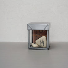 画像をギャラリービューアに読み込む, Glass Box w/recycle Steel Lid - Cotton Swab