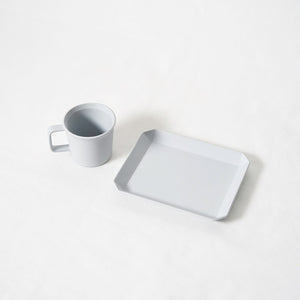 TY Square Plate 130 - Grey