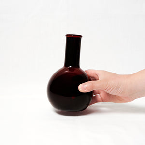 Flask Round - Dark Amber 500