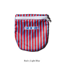 画像をギャラリービューアに読み込む, School Tie Fabric Semicircle Pouch

