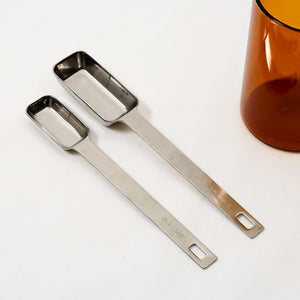 Square Measure Spoon & Vision Glass Amber